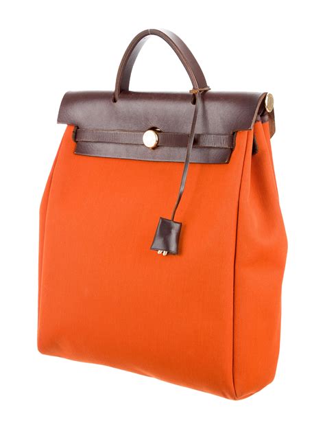 hermes herbag rucksack|hermes herbag original price.